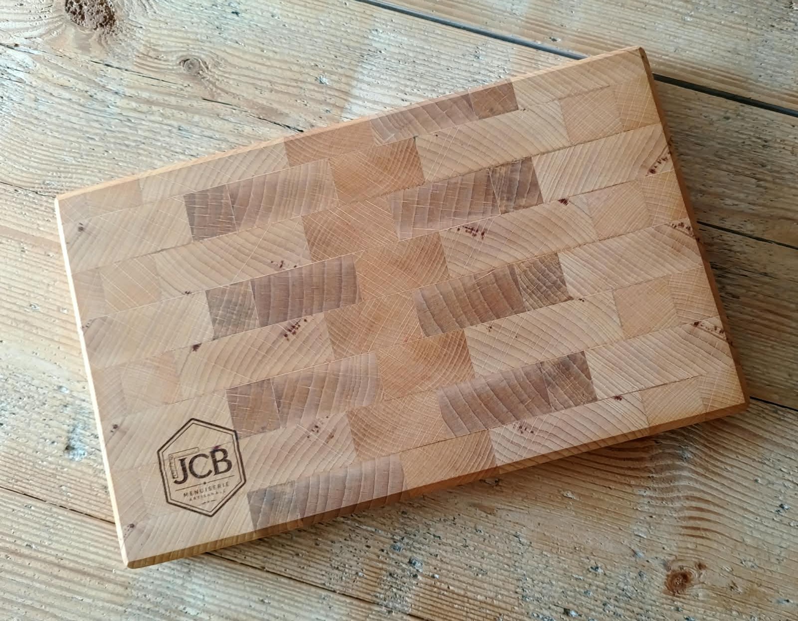 Planche à découper Hêtre bois debout